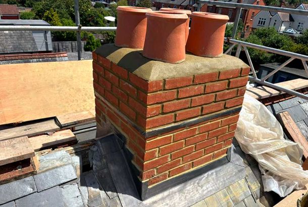 RW Roofing Chimney Rebuild