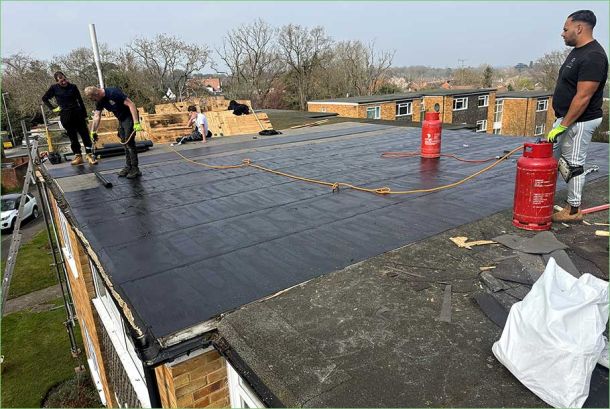 RW Roofing Flat roof replacement Project